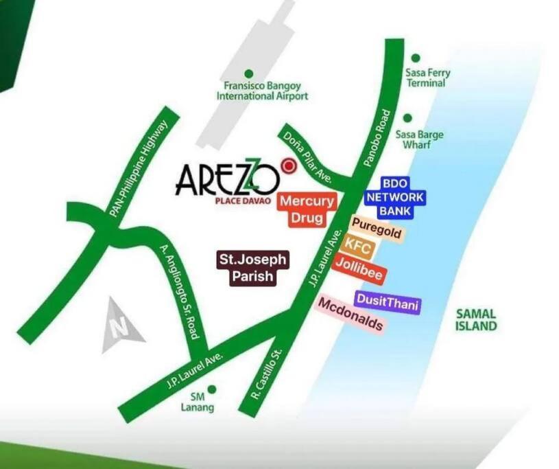 Ar02 1Bedroom Condo Unit With Free Pool, Hbo, Netflix & Wifi Davao Exterior photo
